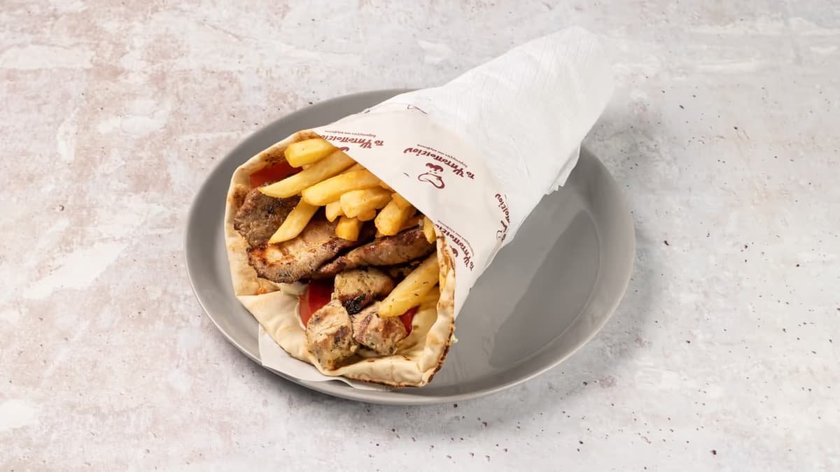 Σάντουιτς BigMix ανοιγμένο, με κρέας και λαχανικά